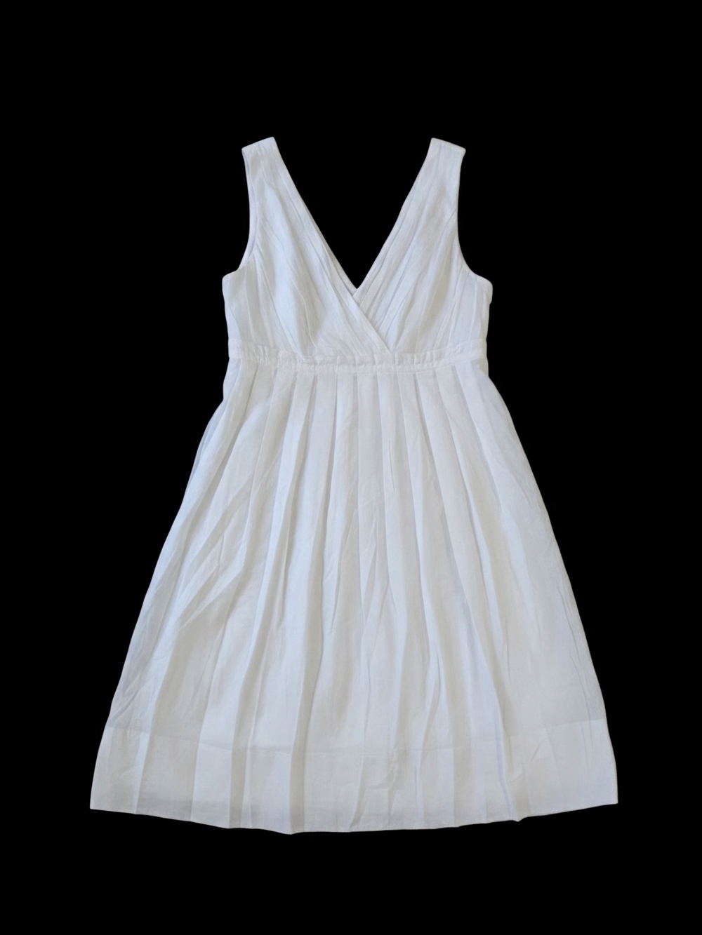 Gap white sleeveless empire waist sundress